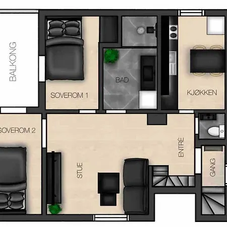 2 Bedroom W/ Parking & Balcony